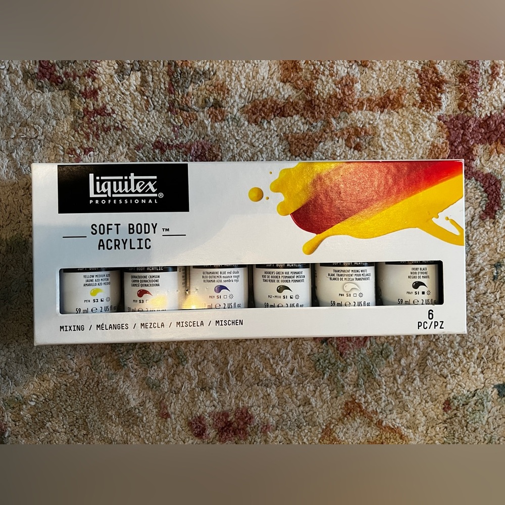 Liquitex Professional Soft Body Acrylic Set Of 6